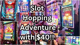 What can we do with $40 and Slot Hopping?! #slots #vegasslots @wynnlasvegas