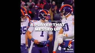 A player that messed up..