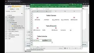 Crear BD y Tablas en SQL con phpmyadmin