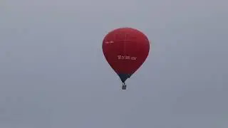 Воздушный шар над городом. Махачкала.
