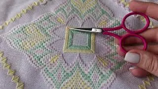 Салфетка "Зефирки" Hardanger & Bardgello - Часть 3