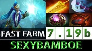 SexyBamboe [Naga Siren] Fast Farm Micro Hero ► Dota 2 7.19b