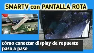 BROKEN SCREEN TV: How to connect a replacement display step-by-step