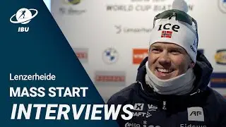 World Cup 23/24 Lenzerheide: Men Mass Start Interviews
