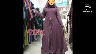 Fancy abaya and hijab model