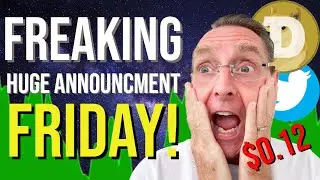 DOGECOIN BREAKING NEWS! HUGE ANNOUNCEMENT ON FRIDAY! DOGE 12 CENTS ON FRIDAY!