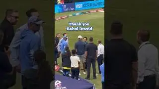Thank you Rahul Dravid, final game for India as coach! 