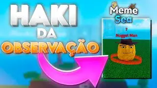 COMO PEGAR HAKI DA OBSERVAÇÃO NO MEME SEA - ROBLOX