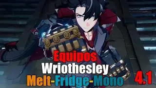 Los mejores equipos de Wriothesley. Genshin Impact 4.1