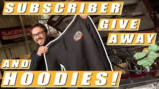 Hackshop Garage Update - 3000 Subscriber Give Away and Hoodie Update!!