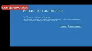 Con solo un ARCHIVITO Creamos la pantalla azul omnipresente. Pantalla de Reparación Automática.