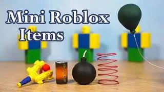 Making Five Miniature Roblox Items