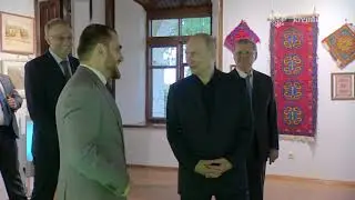 Путин осмотрел архитектурно-археологический комплекс «Цитадель «Нарын-Кала» в Дербенте
