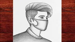 Kolay Maskeli Erkek Resmi Çizimi, Maske Takan Bir Erkek Nasıl Çizilir Maskeli Bir Adam Nasıl Çizilir