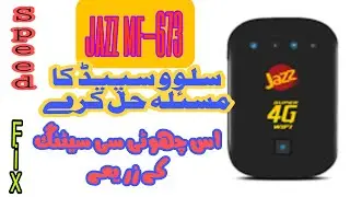 How to fix jazz mf673 slow speed problem