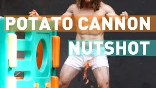 Potato Cannon NUTSHOT!
