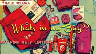 What's in my Bag?? Hot pink Only edition🎀💖