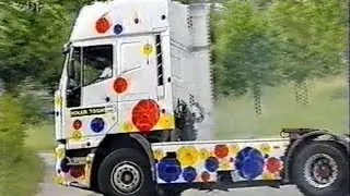 IVECO EuroStar 520 + Holer Togni truck stunt  (video from 1995)
