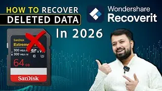 How To Recover Data From Formatted SD Card In 2026 | Wondershare Recoverit (Hindi)