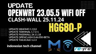 OpenWrt 23.05.5 Stable Clash-Wall25.11.24 For HG680P Wifi Off | REYRE-WRT