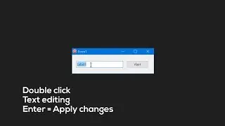 FireMonkey - Live Editable Label