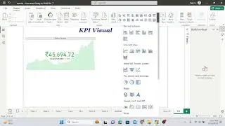 How to create KPI in Power BI | What is KPI Visual in Power BI | Power BI Tutorial for Beginner