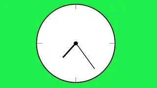 Clock - Animation Green Screen