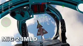 Stock Grinding MiG-23MLD Experience | War Thunder Sim Battle