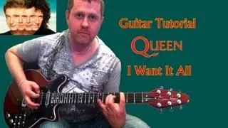 I Want It All - Queen (Guitar Tutorial)