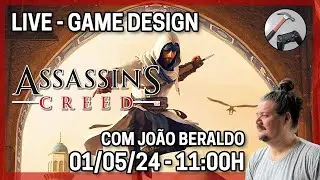 LIVE - Vem conversar com o GAME DESIGNER brasileiro de ASSASSIN'S CREED!
