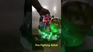 Fire fighting robot #shorts #diy #experiment #arduinoproject