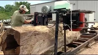 This Rejected Walnut Looked Promising - Salvaging the Second Log from the Fire Pit