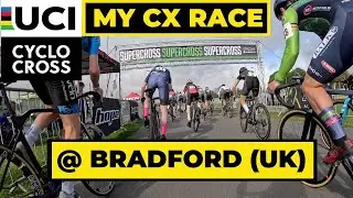 MY FIRST UCI CYCLOCROSS RACE @ BRADFORD UK  - GoPro hero 12 BIKE FOOTAGE - 4K 60 fps