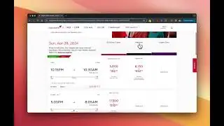 Booking a flight from the US to the UK for only 5000 points!