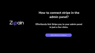 How to connect stripe to the admin panel?