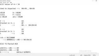 Lecture 11:Data Conversion using Embedded C for 8051(Keil). BCD -ASCII,ASCII-BCD, Checksum& Hex- Dec