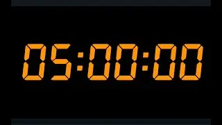 TEMPORIZADOR 5 HORAS | Cuenta atrás 5h