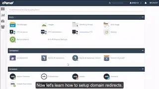 cPanel -  Setting Up a URL Redirect