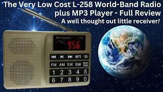 I like it! The well designed, L-258 Shortwave/FM/AM Radio & MP3 Player