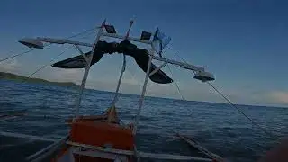 Bago masira ang bangka makapag video pa sabiki sa gabi