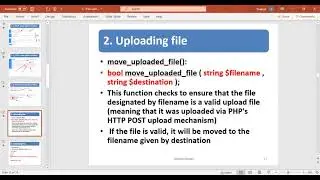 PHP || MySQL || File Uploading