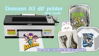Domsem A3 dtf printer |Shooting a customized A3dtf printer assembly and packaging#printer #dtf