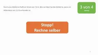 Teil 2: Übungsaufgaben zur Leistungsberechnung und zum Wirkungsgrad. Üben und vergleichen. EASY!