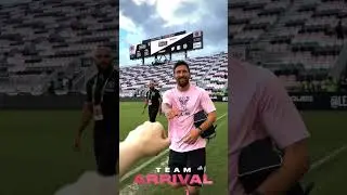 Messi y Jordi Alba arriban  para Inter vs Orlando