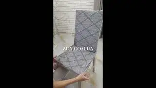 Жаккардовый чехол на стул !СЕРЫЙ @zun.com.ua