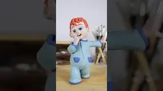 I made Bebe from plasticine #bebefinn #clayvideos