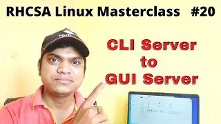 How to Install GUI Package & Switch From CLI to GUI in Redhat Linux 8 Server | RHCSA Tutorial Hindi