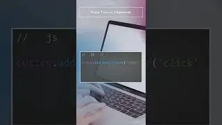 JS - How to copy text with one click in JavaScript 
