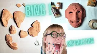 Comment réparer un masque en terre cuite ? sos réparation