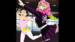 Mitsuri training Tanjiro💕😂|kny season 4 ep 5|#tanjiro #kanroji #kny #shorts